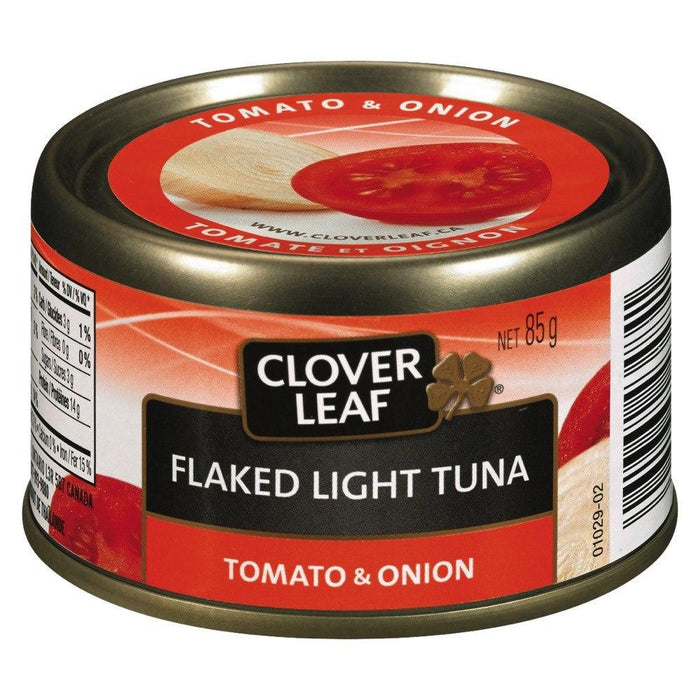 CLOVER LEAF TUNA FLAKED LIGHT TOMATO ONION 85 G