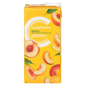COMPLIMENTS JUICE AND PUREE PEACH 1 L