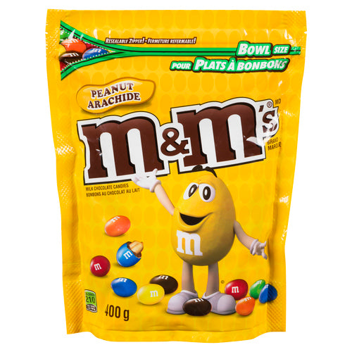 M&M'S MILK CHOCOLATE CANDIES PEANUT SHARING BAG 400 G