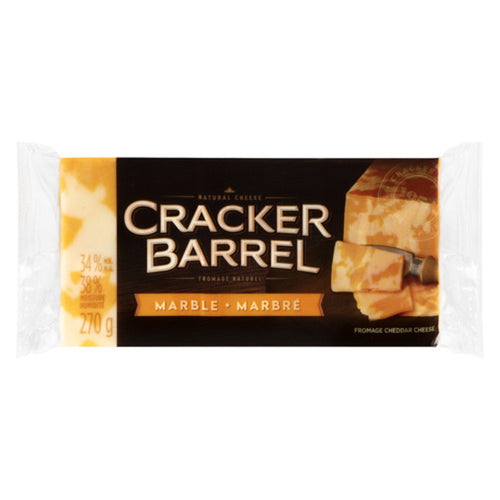 CRACKER BARREL CHEESE MARBLE CHEDDAR 270 G