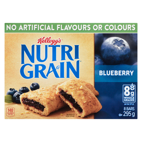 KELLOGG'S NUTRIGRAIN CEREAL BARS BLUEBERRY 8 X 37 G