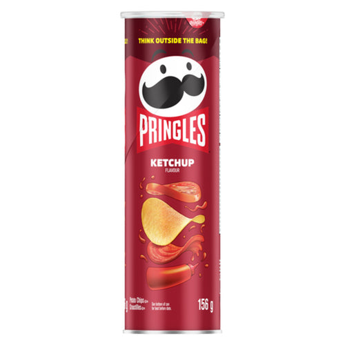 PRINGLES CANNED POTATO CHIPS KETCHUP 156 G