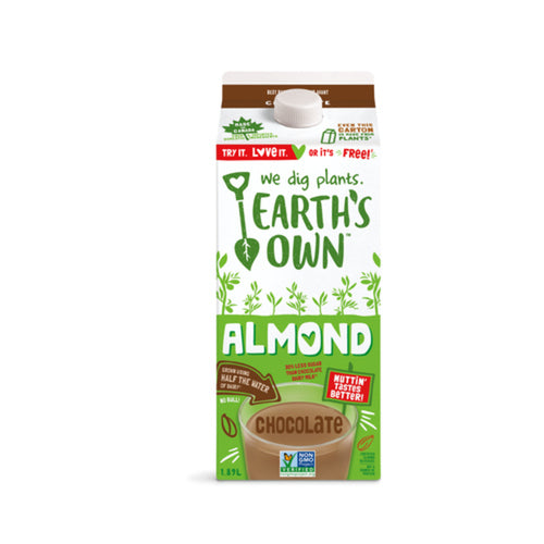 EARTH'S OWN SO FRESH ALMOND BEVERAGE CHOCOLATE 1.89 L