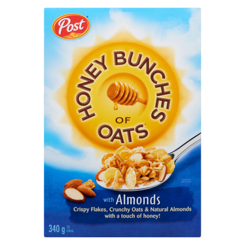 POST HONEY BUNCHES OF OATS CEREAL ALMOND 340 G