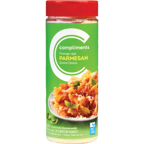 COMPLIMENTS GRATED CHEESE PARMESAN 250 G
