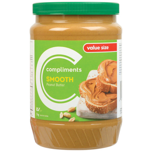 COMPLIMENTS PEANUT BUTTER SMOOTH 2 KG