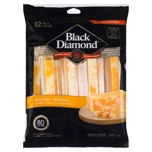 BLACK DIAMOND CHEESE STICKS MARBLE 252 G