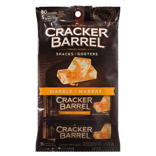 CRACKER BARREL MARBLE CHEESE SNACK 168 G