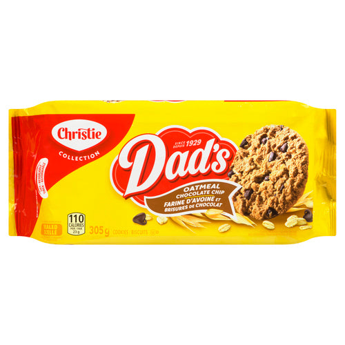 CHRISTIE DAD'S COOKIES OATMEAL CHOCOLATE CHIP 305 G