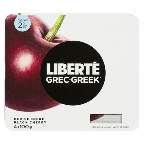LIBERTÉ GREEK YOGURT BLACK CHERRY 4 X 100 G