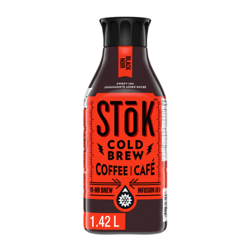 STOK COLD BREW COFFEE BLACK LIGHTLY SWEETENED 1.42 L