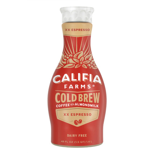CALIFIA FARMS DAIRY-FREE COLD BREW COFFEE ALMOND MILK XX ESPRESSO 1.4 L