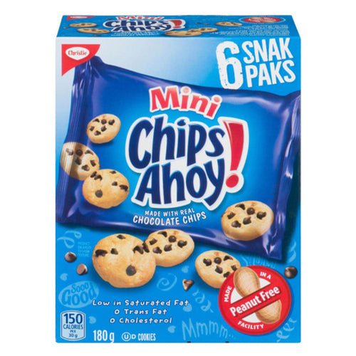 CHRISTIE CHIPS AHOY COOKIES MINI SNACK PACK 180 G