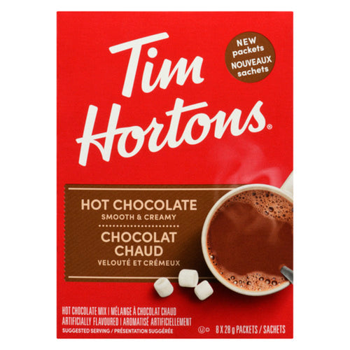 TIM HORTONS HOT CHOCOLATE 8 PACKETS