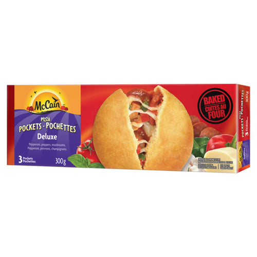 MCCAIN PIZZA POCKETS DELUXE 300 G