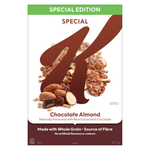 KELLOGG SPECIAL K CEREAL CHOCOLATE ALMOND 377 G