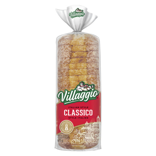 VILLAGGIO WHITE BREAD CLASSICO ITALIAN STYLE THICK SLICE 675 G