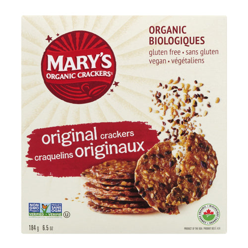MARY'S ORGANIC GLUTEN-FREE CRACKERS ORIGINAL 184 G