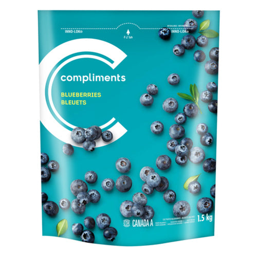 COMPLIMENTS FROZEN FRUIT BLUEBERRIES 1.5 KG