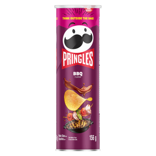 PRINGLES CANNED POTATO CHIPS BBQ 156 G