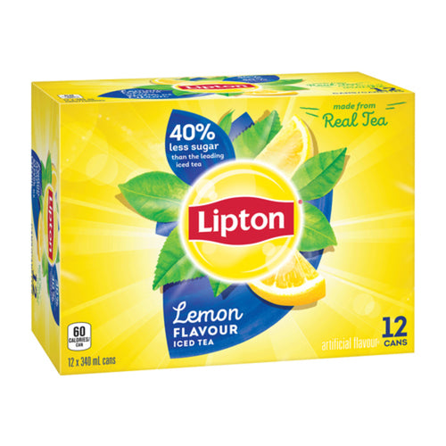 LIPTON LEMON ICED TEA 12 x 340 ML