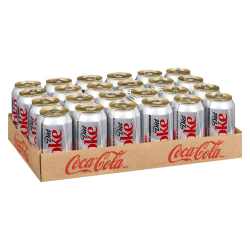 COCA-COLA DIET SOFT DRINK COKE 24 X 355 ML