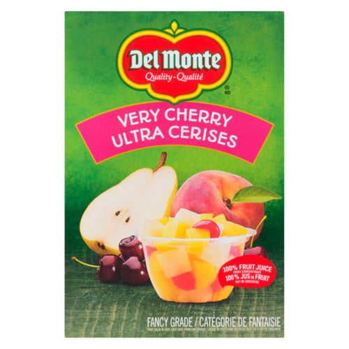 DEL MONTE FRUIT CUPS IN FRUIT SYRUP VERY CHERRY 20 X 112.5 ML