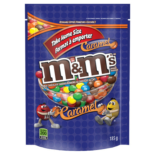 M&M'S MILK CHOCOLATE CANDIES CARAMEL SHARING BAG 185 G