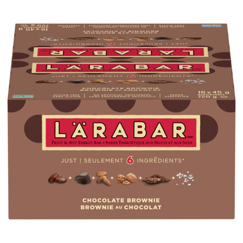LARABAR GLUTEN-FREE ENERGY BAR CHOCOLATE BROWNIE 16 X 45 G