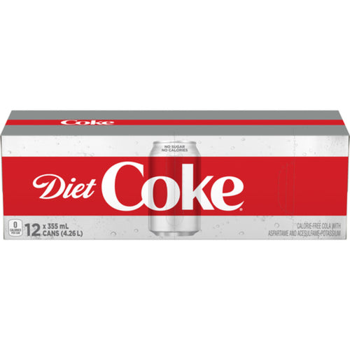 COCA-COLA SOFT DRINK DIET COKE 12 X 355 ML