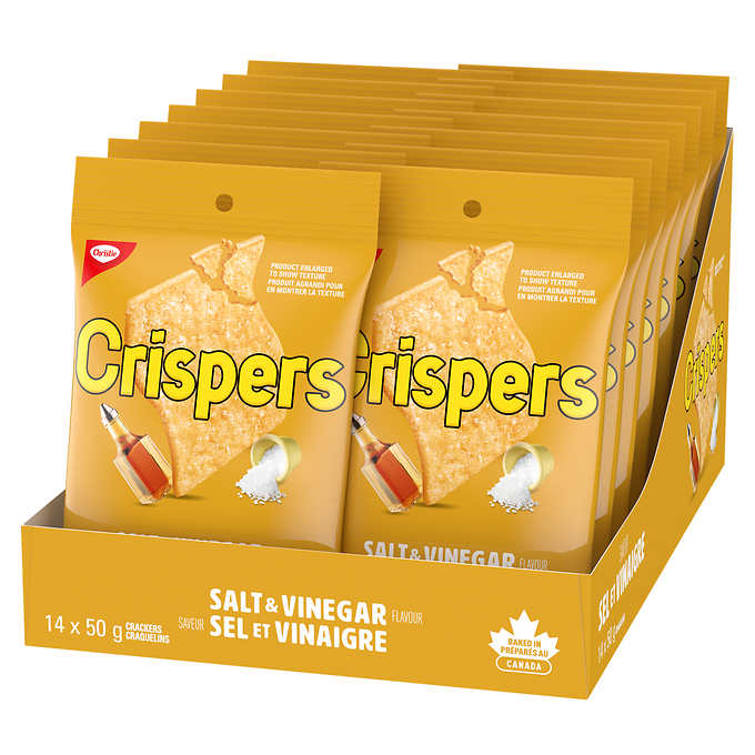 CRISPERS SALT & VINEGAR
14 × 50 G