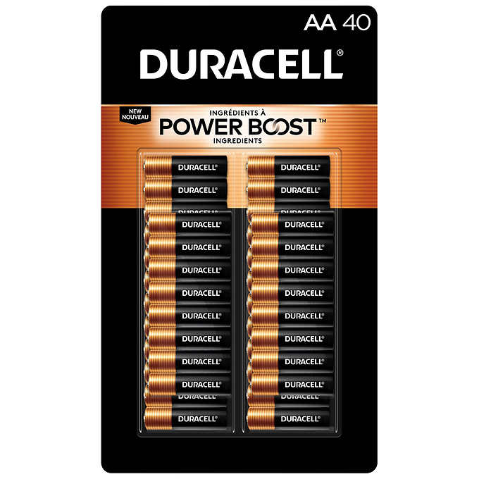 DURACELL POWER BOOST AA BATTERIES
PACK OF 40