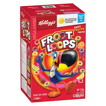 KELLOGG’S FROOT LOOPS CEREAL
1.1 KG
