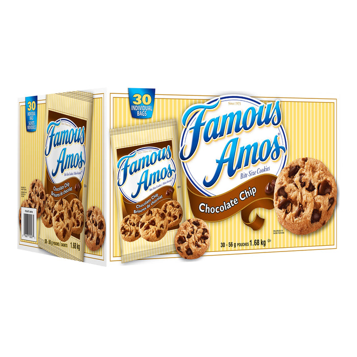 FAMOUS AMOS CHOCOLATE CHIP COOKIES
30 × 56 G