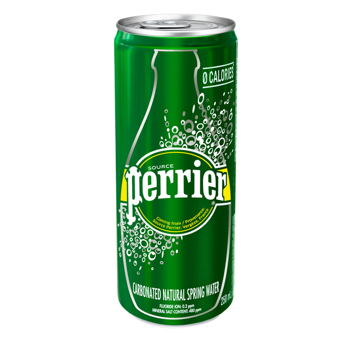 PERRIER CARBONATED NATURAL SPRING WATER SLIM CANS
35 × 250 ML