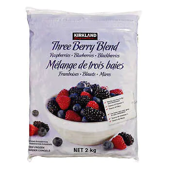KIRKLAND SIGNATURE FROZEN THREE-BERRY BLEND FRUIT
2 KG