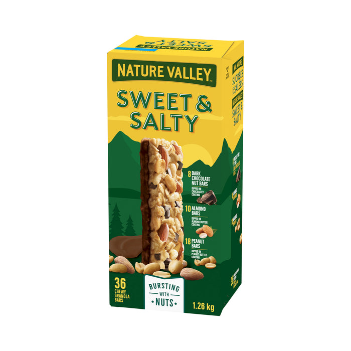 NATURE VALLEY SWEET AND SALTY GRANOLA BARS VARIETY PACK
36 × 35 G
