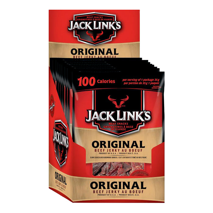 JACK LINK’S ORIGINAL BEEF JERKY
12 × 35 G