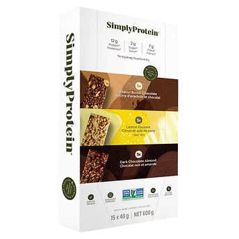 SIMPLY PROTEIN BARS VARIETY PACK
15 × 40 G