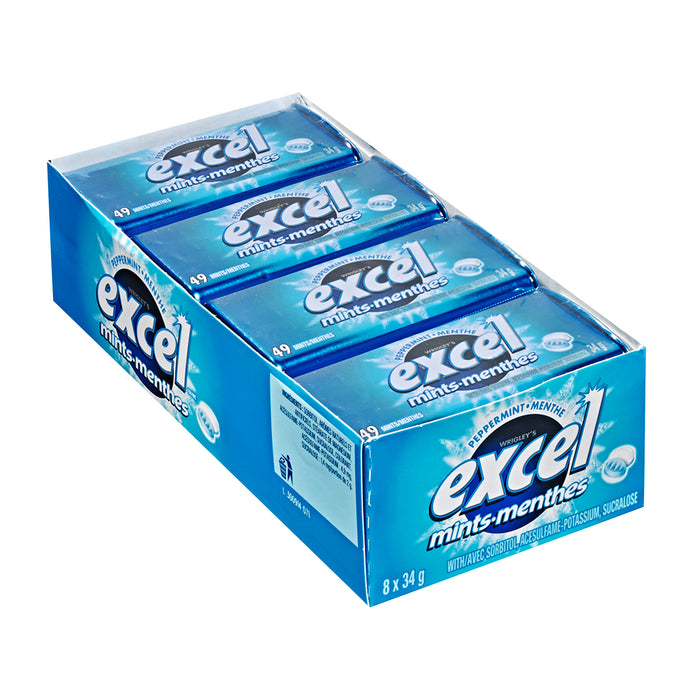 EXCEL PEPPERMINT MINTS
PACK OF 8
