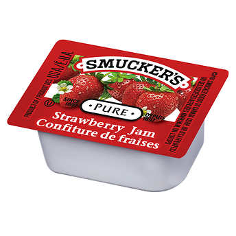 SMUCKER’S PURE STRAWBERRY JAM, PACK OF 200