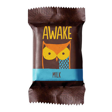AWAKE MILK CHOCOLATE SINGLE BITES
50 × 15 G