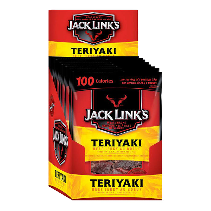 JACK LINK’S TERIYAKI BEEF JERKY
12 × 35 G
