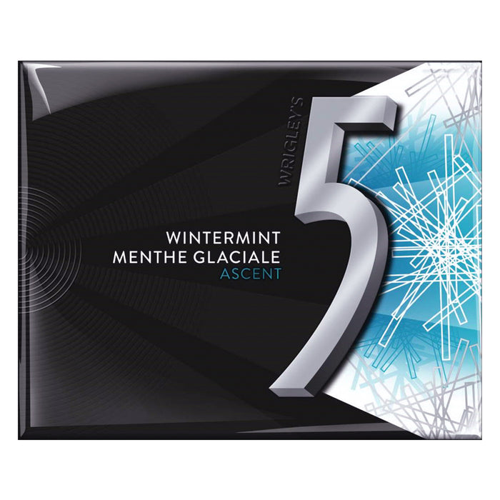 WRIGLEY’S 5 ASCENT ESCALATING WINTERMINT GUM
10 PACKS OF 15