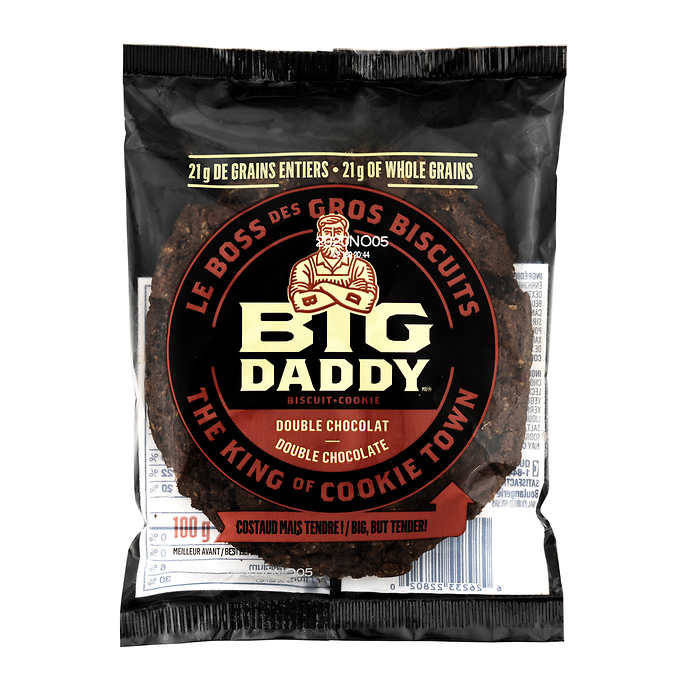 BIG DADDY DOUBLE CHOCOLATE COOKIES
8 × 100 G