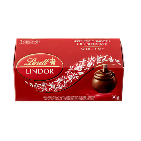 LINDT LINDOR MILK CHOCOLATE TRUFFLES
12 × 36 G