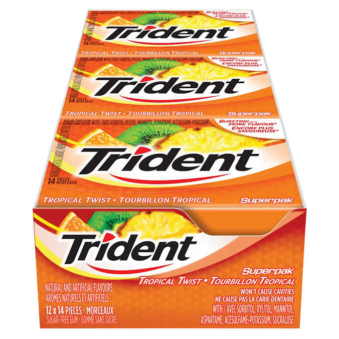 TRIDENT TROPICAL TWIST
12-PACK