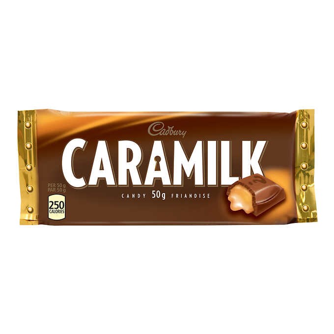 CADBURY CARAMILK CHOCOLATE BARS
48 × 50 G