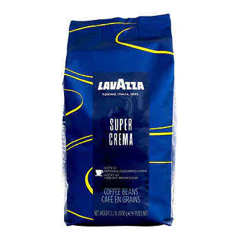 LAVAZZA SUPER CREMA WHOLE BEAN COFFEE
1 KG