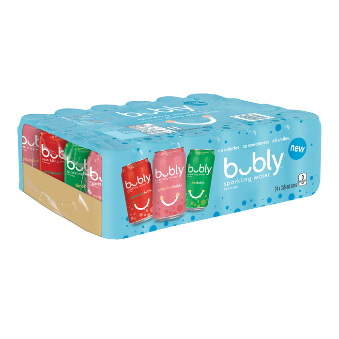 BUBLY SPARKLING WATER BEVERAGE VARIETY PACK
24 × 355 ML